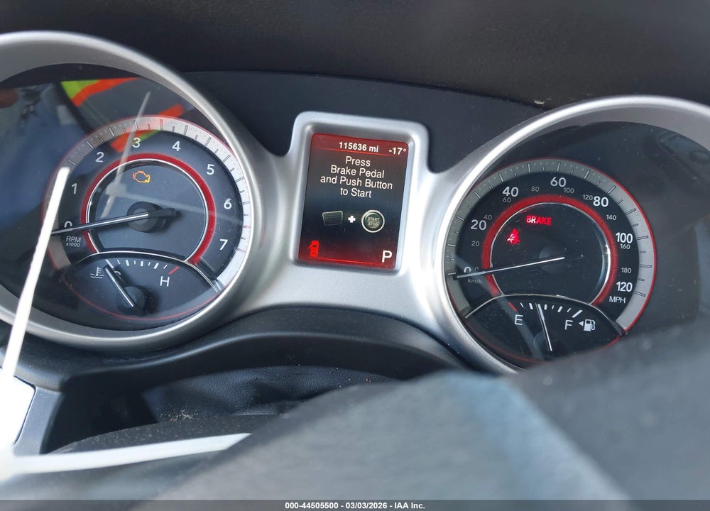 2015 DODGE JOURNEY SXT VIN: 3C4PDCBG1FT696524