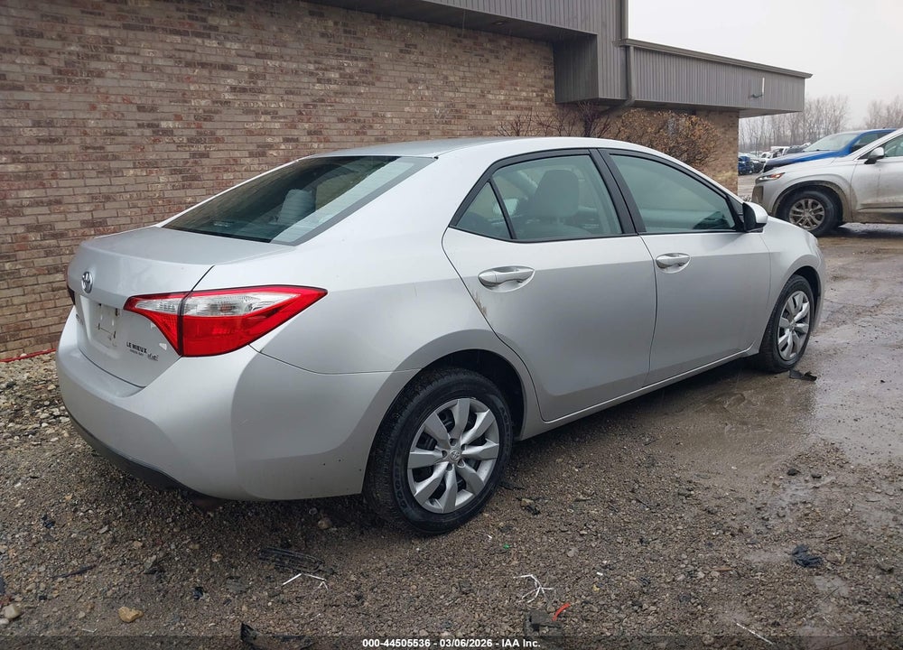 2014 TOYOTA COROLLA LE VIN: 5YFBURHE9EP068103
