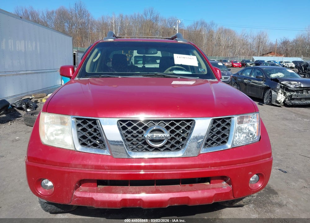 2008 NISSAN FRONTIER LE VIN: 1N6AD07W48C449997