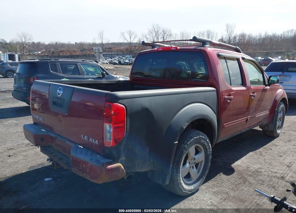 2008 NISSAN FRONTIER LE VIN: 1N6AD07W48C449997