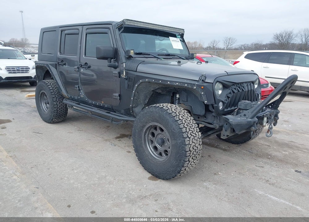 2014 JEEP WRANGLER UNLIMITED SAHARA VIN: 1C4BJWEG5EL248037