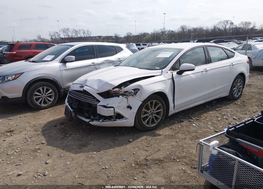 2017 FORD FUSION SE VIN: 3FA6P0H7XHR231111