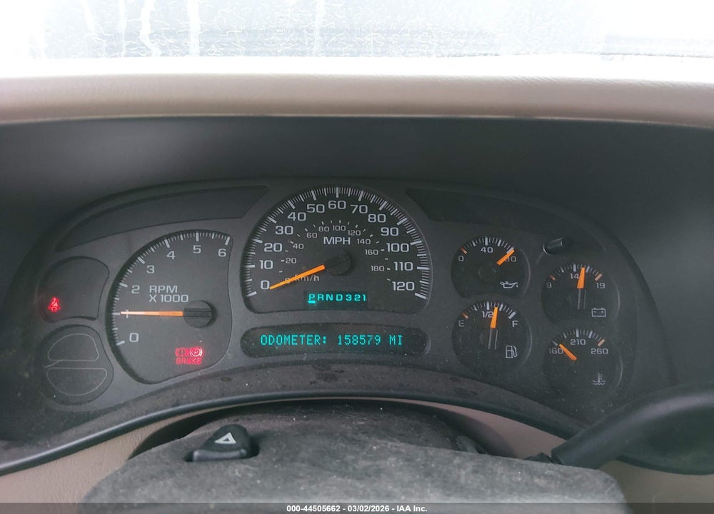 2003 CHEVROLET TAHOE LS VIN: 1GNEK13Z03J109984
