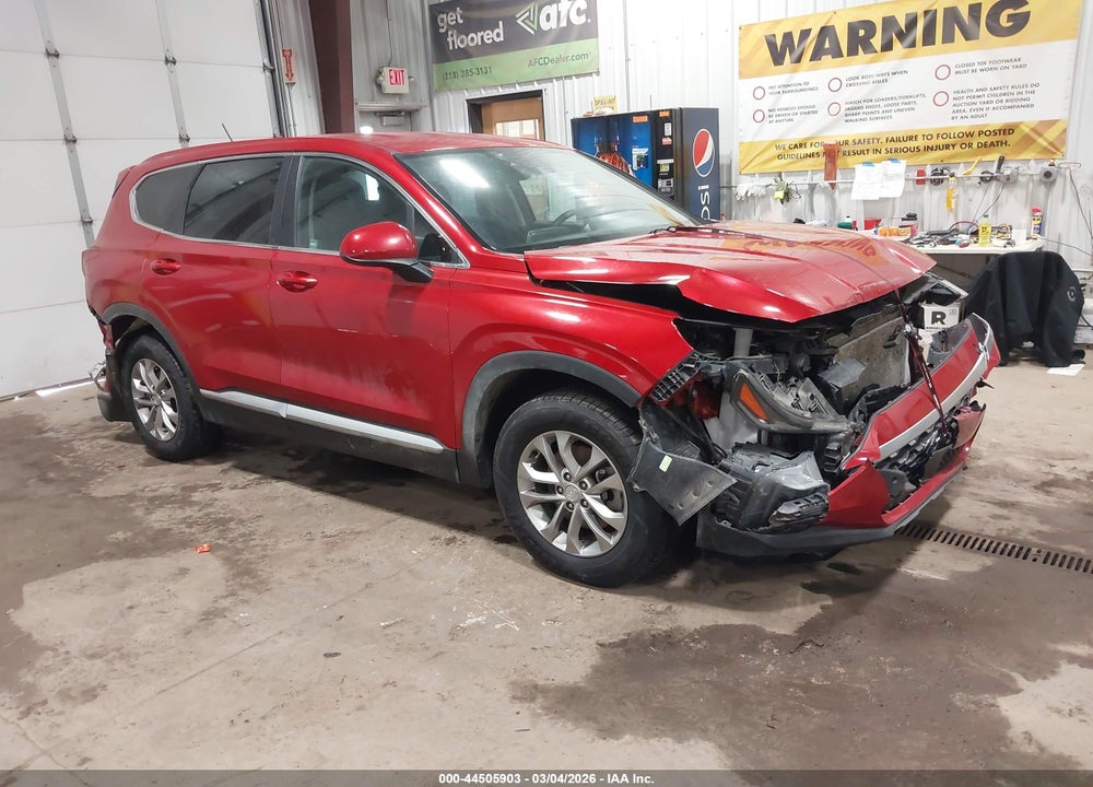 2019 HYUNDAI SANTA FE SE VIN: 5NMS2CAD4KH024603
