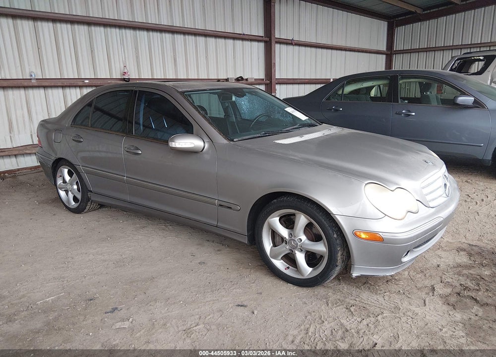 2004 MERCEDES-BENZ C 230 KOMPRESSOR SPORT/SPORT VIN: WDBRF40J04A581570