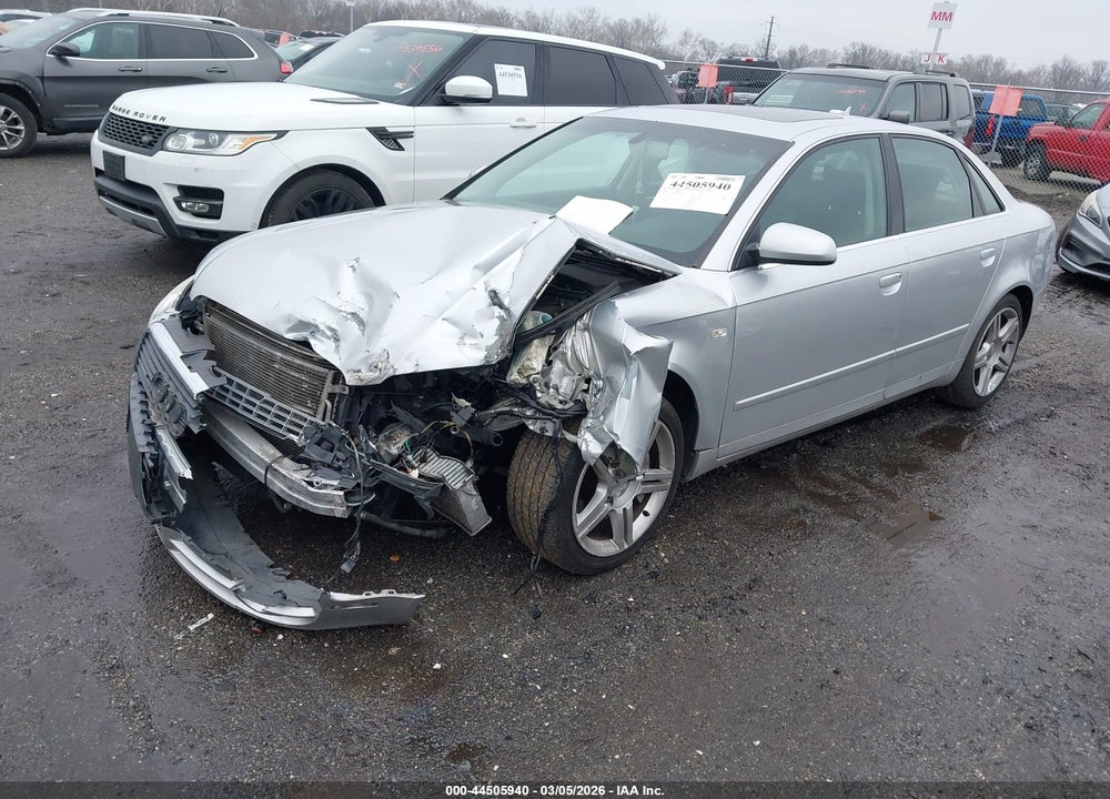 2006 AUDI A4 2.0T VIN: WAUDF78E46A138830