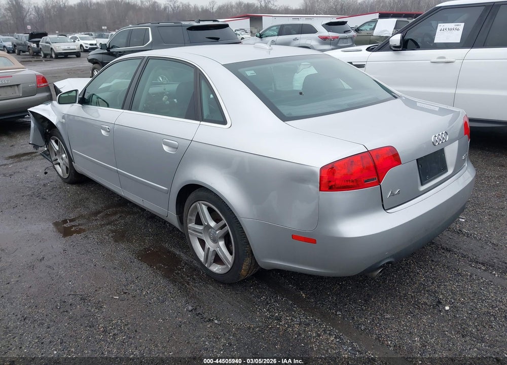 2006 AUDI A4 2.0T VIN: WAUDF78E46A138830