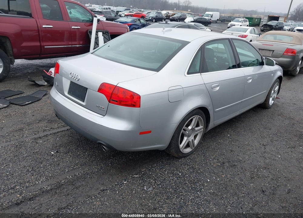 2006 AUDI A4 2.0T VIN: WAUDF78E46A138830