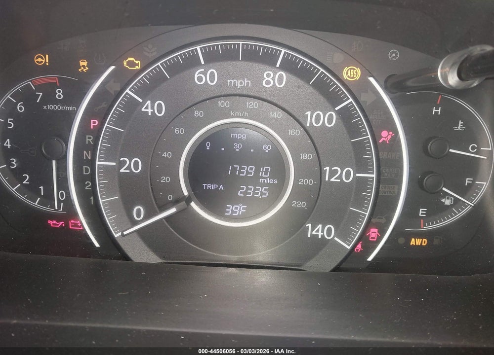 2014 HONDA CR-V EX-L VIN: 5J6RM4H70EL087807