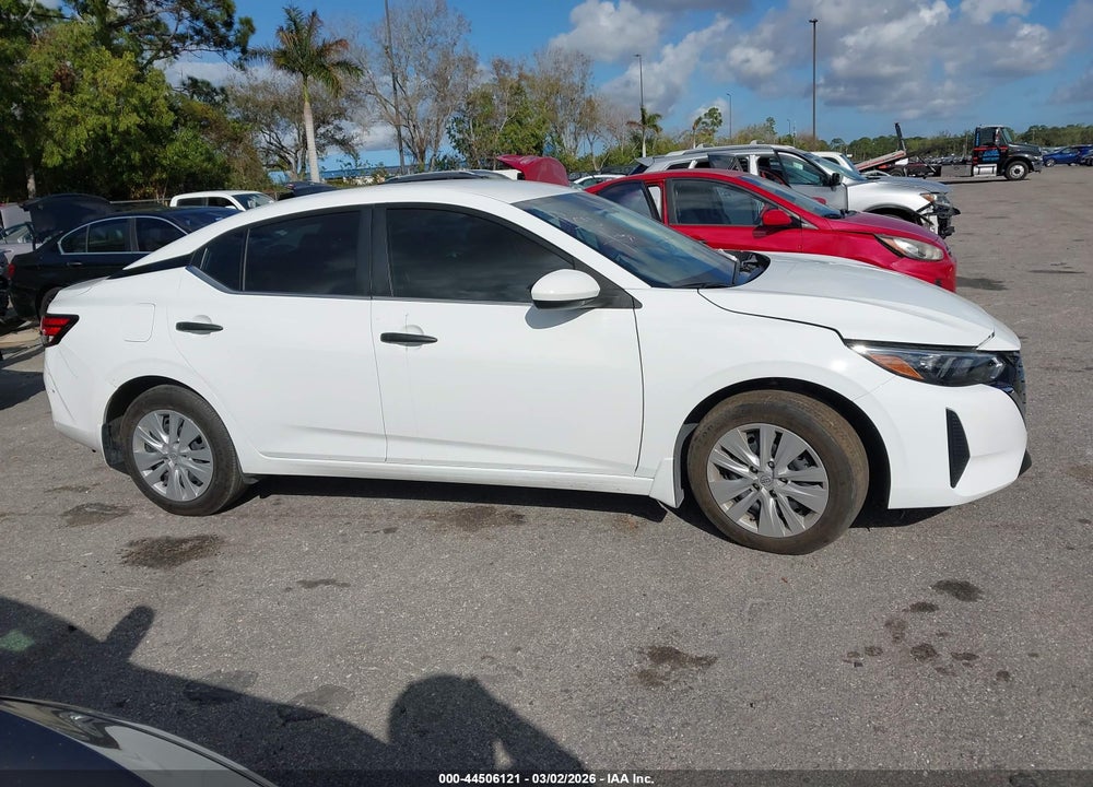 2025 NISSAN SENTRA S VIN: 3N1AB8BVXSY267065