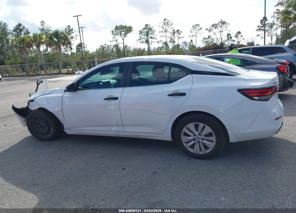 2025 NISSAN SENTRA S VIN: 3N1AB8BVXSY267065