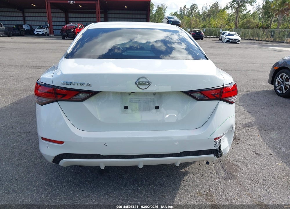 2025 NISSAN SENTRA S VIN: 3N1AB8BVXSY267065