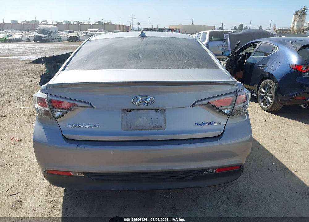2016 HYUNDAI SONATA HYBRID SE VIN: KMHE24L1XGA012569