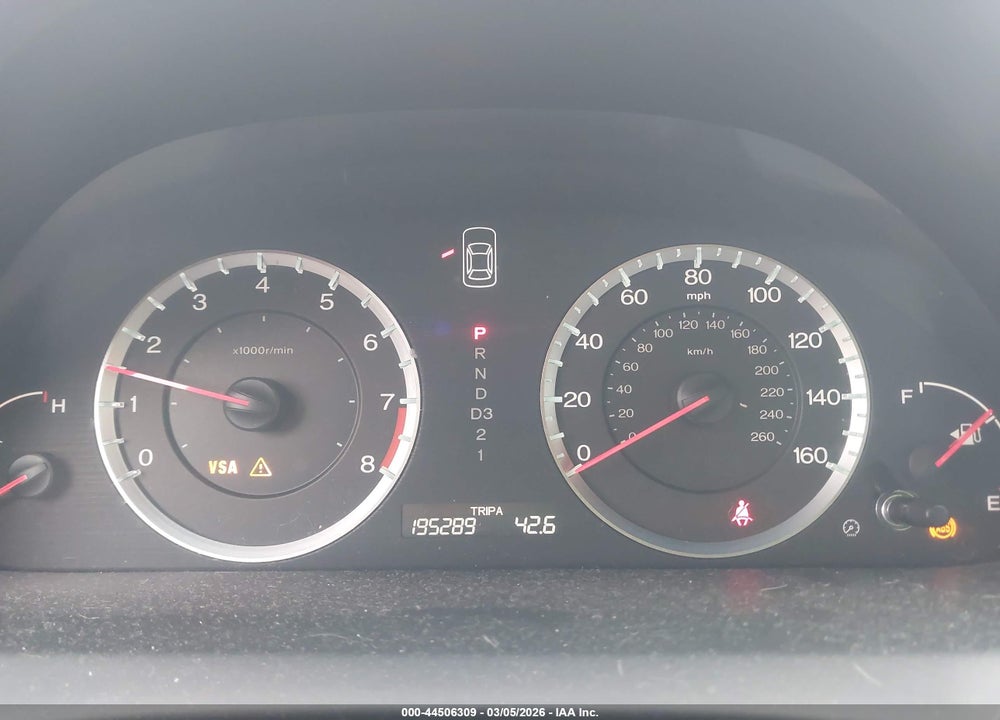 2009 HONDA ACCORD 2.4 EX-L VIN: 1HGCP268X9A019648