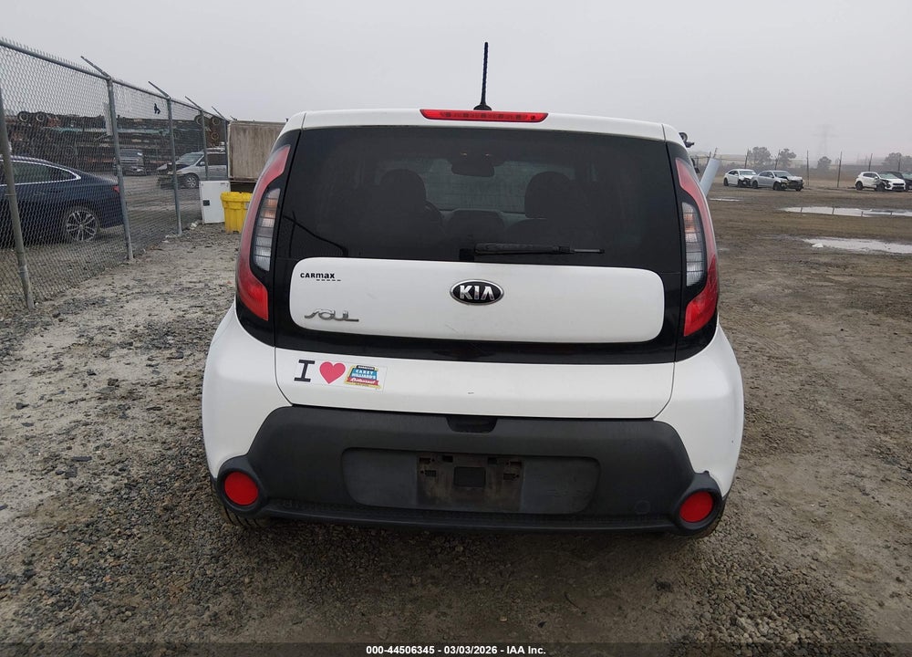 2015 KIA SOUL VIN: KNDJN2A25F7216122