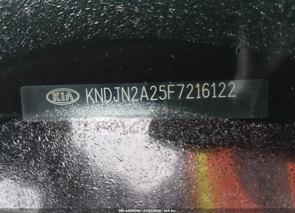 2015 KIA SOUL VIN: KNDJN2A25F7216122