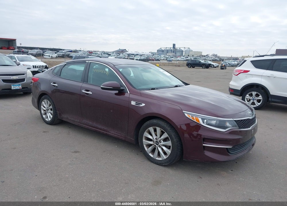 2016 KIA OPTIMA LX VIN: 5XXGT4L36GG036318
