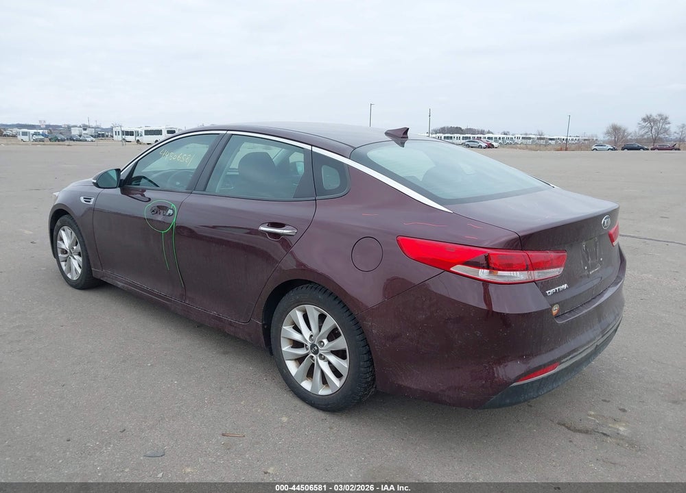 2016 KIA OPTIMA LX VIN: 5XXGT4L36GG036318