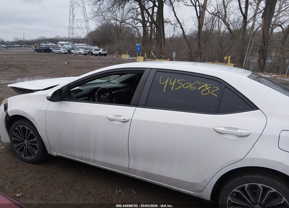 2015 TOYOTA COROLLA S PLUS VIN: 2T1BURHE8FC349374