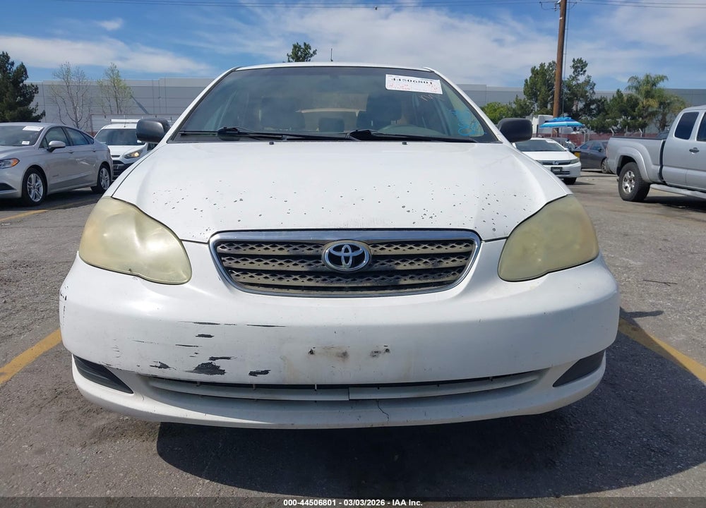 2006 TOYOTA COROLLA CE VIN: JTDBR32E560068912