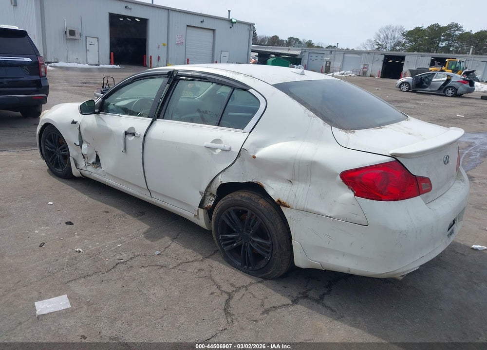 2011 INFINITI G25X VIN: JN1DV6AR2BM653253