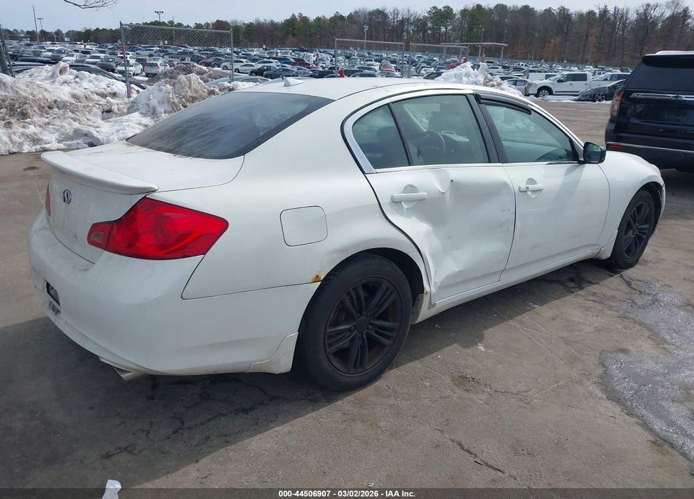 2011 INFINITI G25X VIN: JN1DV6AR2BM653253