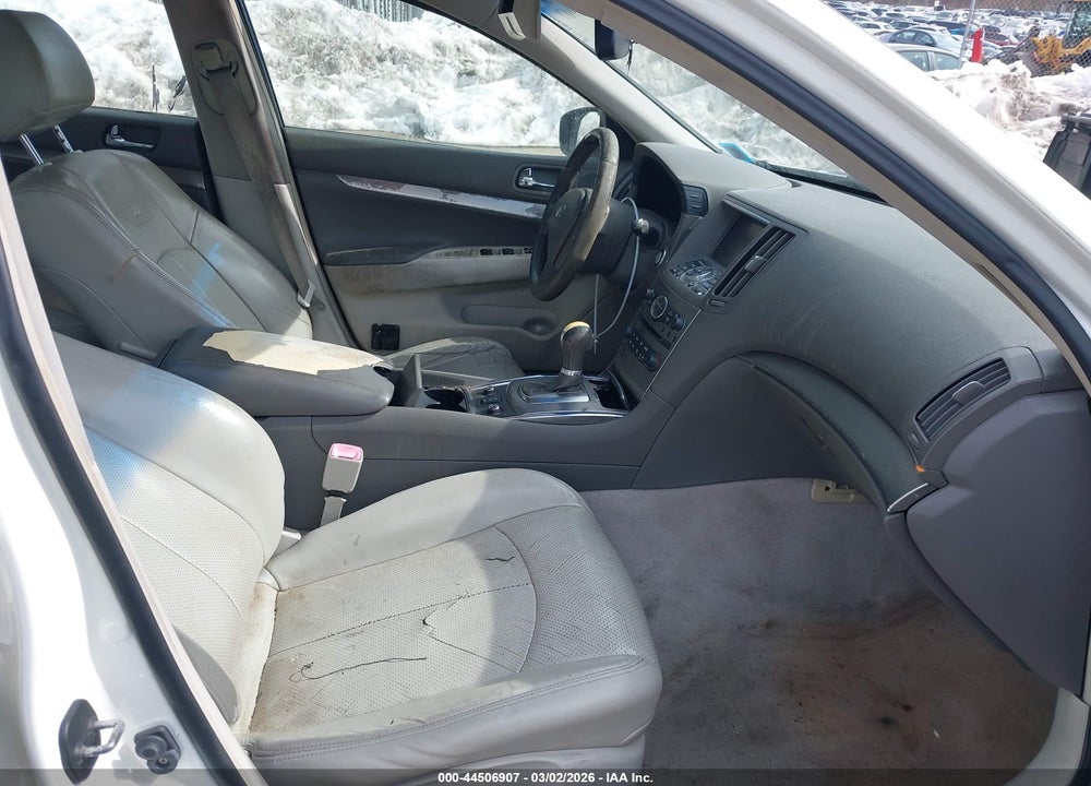 2011 INFINITI G25X VIN: JN1DV6AR2BM653253