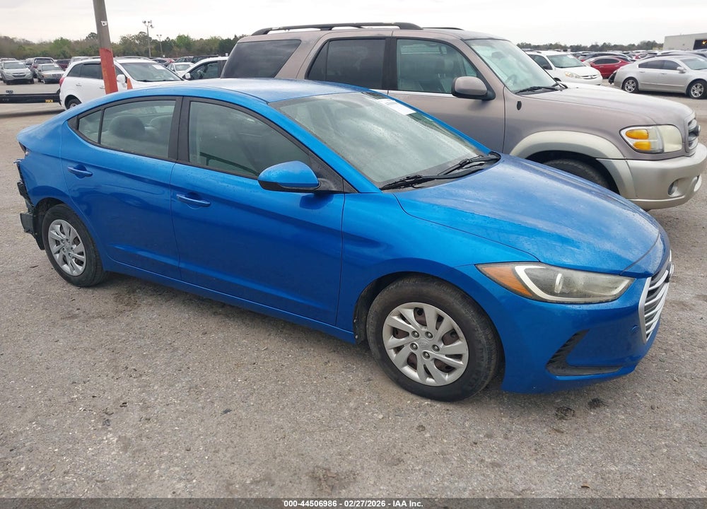 2017 HYUNDAI ELANTRA SE VIN: KMHD74LF6HU077413