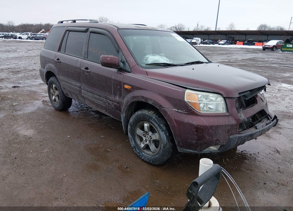 2007 HONDA PILOT EX VIN: 5FNYF18447B016311
