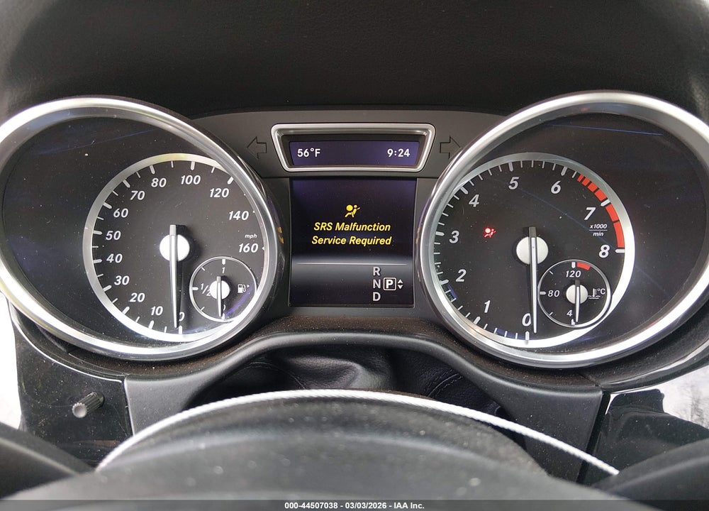 2015 MERCEDES-BENZ ML 350 4MATIC VIN: 4JGDA5HB6FA582136