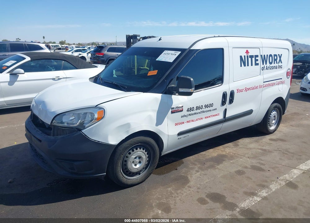 2018 RAM PROMASTER CITY TRADESMAN VIN: ZFBERFABXJ6K31102