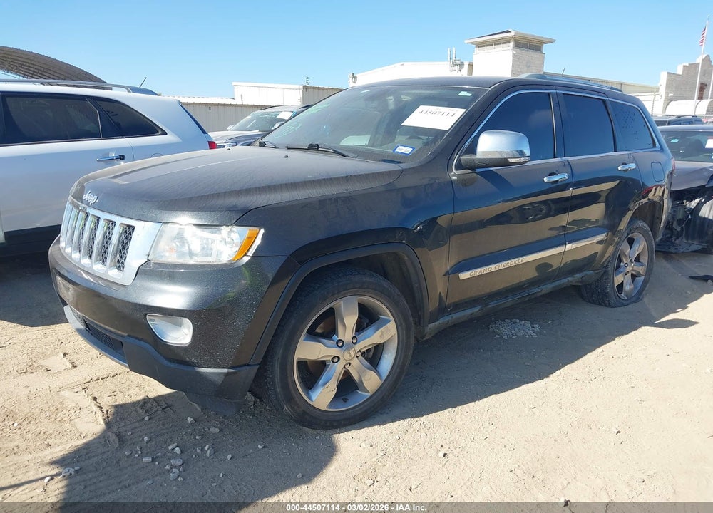 2011 JEEP GRAND CHEROKEE OVERLAND VIN: 1J4RS6GG6BC601741
