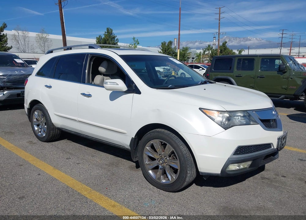 2011 ACURA MDX ADVANCE PACKAGE VIN: 2HNYD2H70BH508952