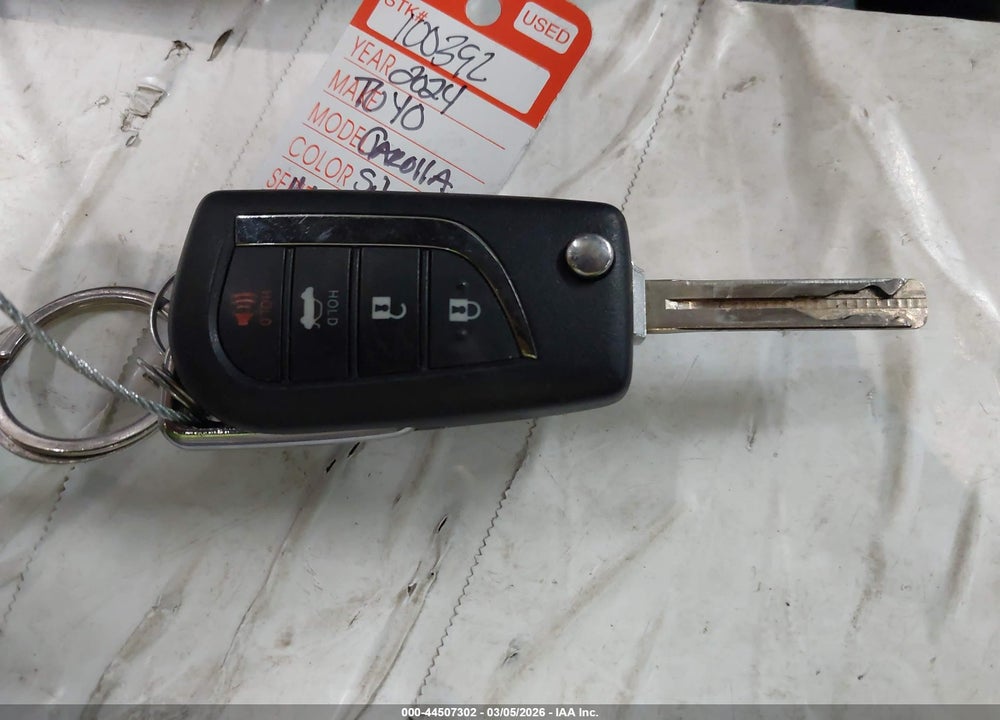 2024 TOYOTA COROLLA LE VIN: 5YFB4MDE9RP138293