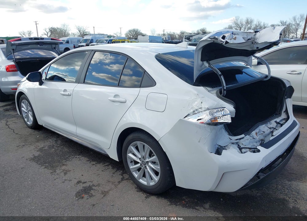 2025 TOYOTA COROLLA LE VIN: 5YFB4MDE8SP326213