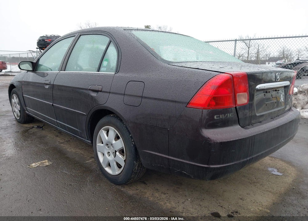 2001 HONDA CIVIC EX VIN: 2HGES26781H591516