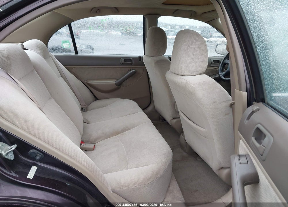 2001 HONDA CIVIC EX VIN: 2HGES26781H591516