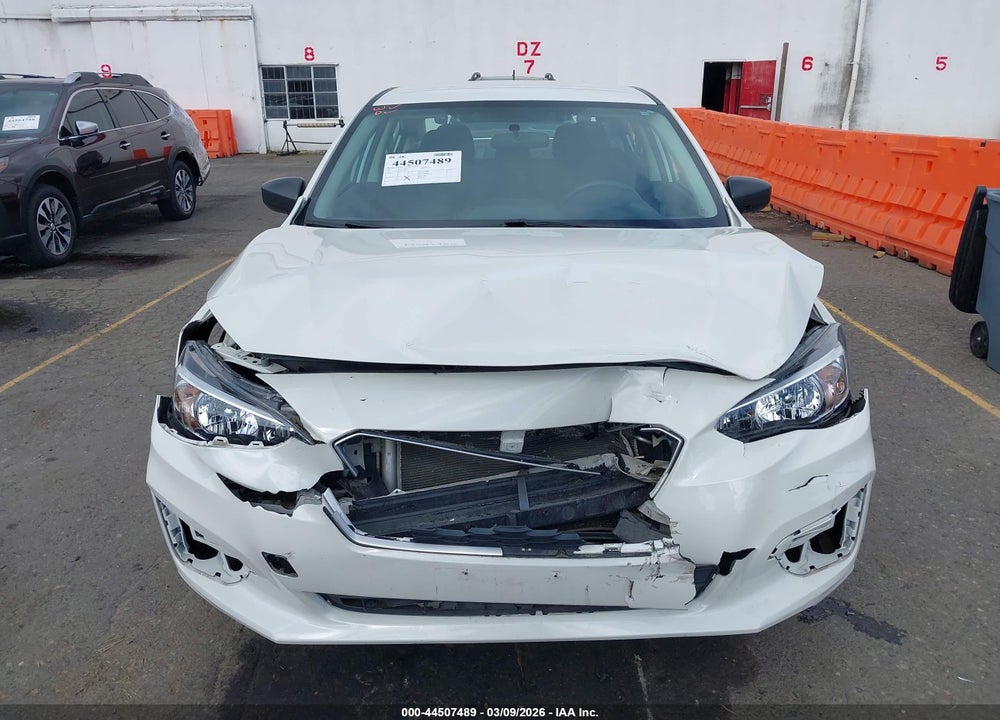 2017 SUBARU IMPREZA VIN: 4S3GKAA62H3608680
