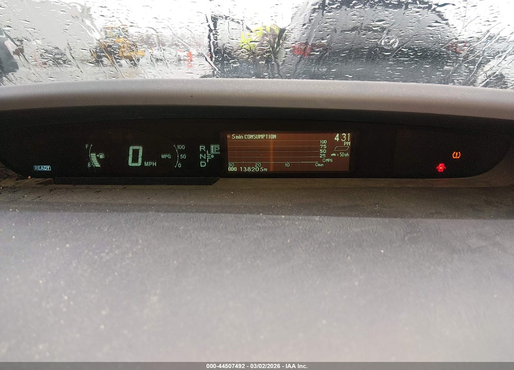 2011 TOYOTA PRIUS THREE VIN: JTDKN3DU5B5316167