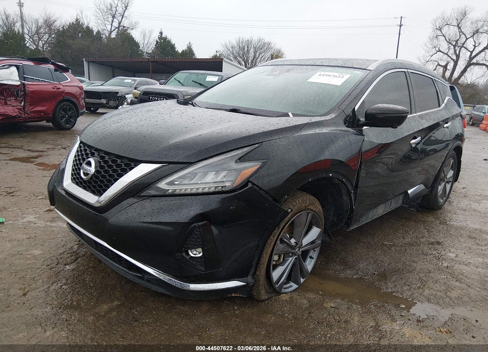 2022 NISSAN MURANO PLATINUM INTELLIGENT AWD VIN: 5N1AZ2DSXNC109777
