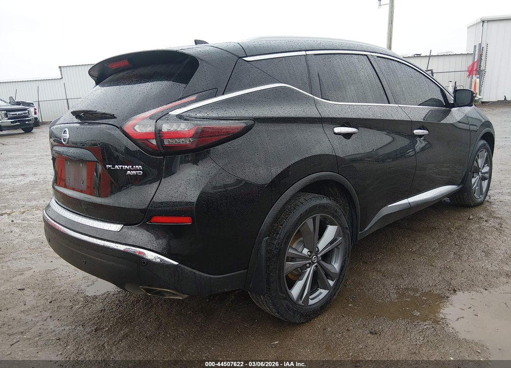 2022 NISSAN MURANO PLATINUM INTELLIGENT AWD VIN: 5N1AZ2DSXNC109777