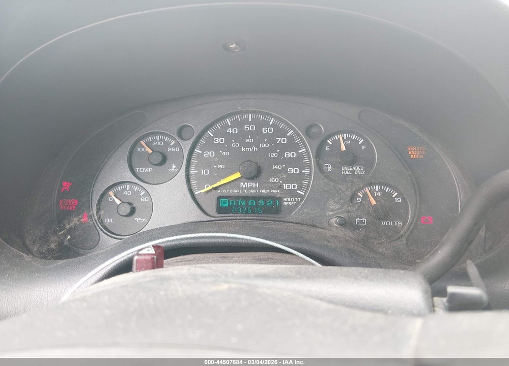 1999 CHEVROLET S-10 LS VIN: 1GCCS1443XK176372