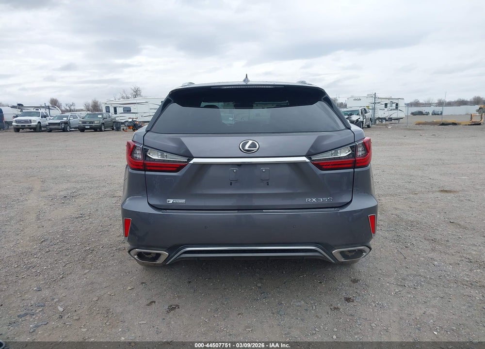 2016 LEXUS RX 350 F SPORT VIN: 2T2BZMCA1GC030906
