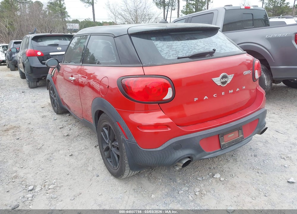 2015 MINI PACEMAN COOPER S VIN: WMWSS5C5XFWT84508