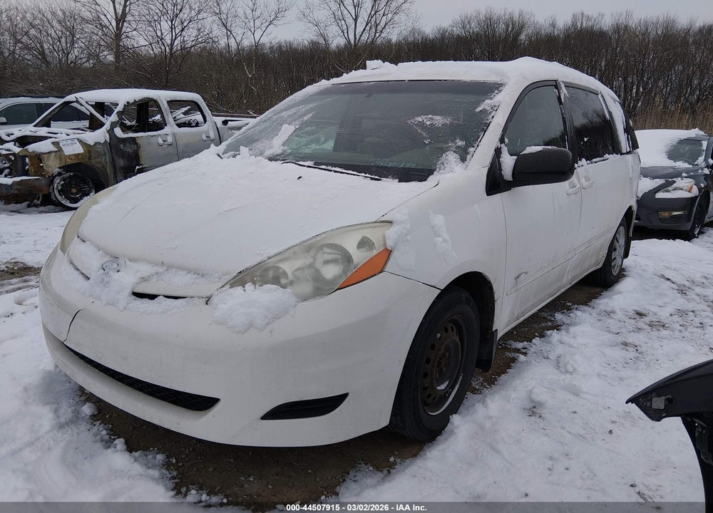 2008 TOYOTA SIENNA LE VIN: 5TDZK23C18S192833