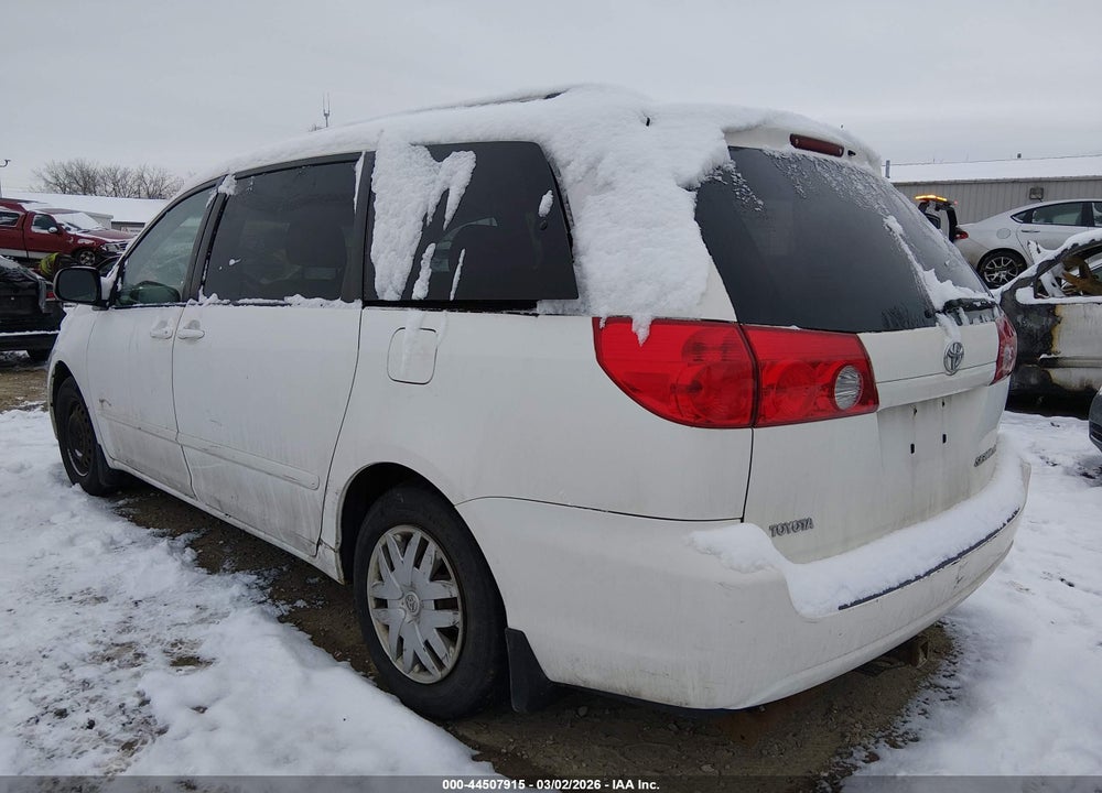 2008 TOYOTA SIENNA LE VIN: 5TDZK23C18S192833