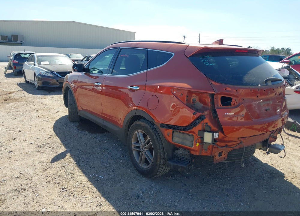 2017 HYUNDAI SANTA FE SPORT 2.4L VIN: 5XYZU3LB7HG387176