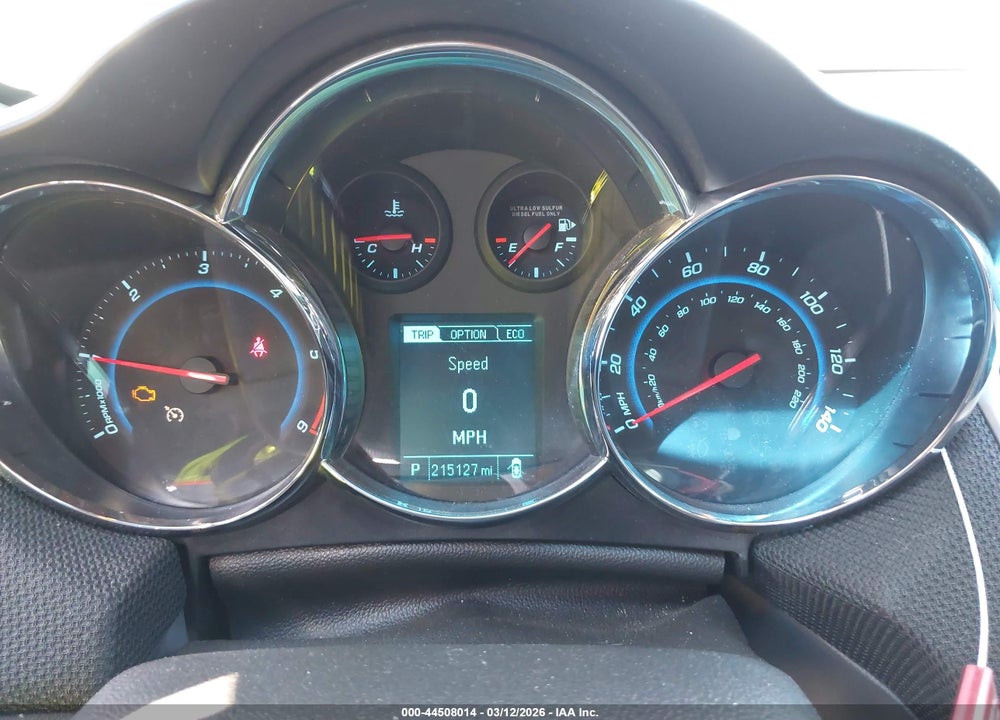 2015 CHEVROLET CRUZE DIESEL VIN: 1G1P75SZ2F7198950
