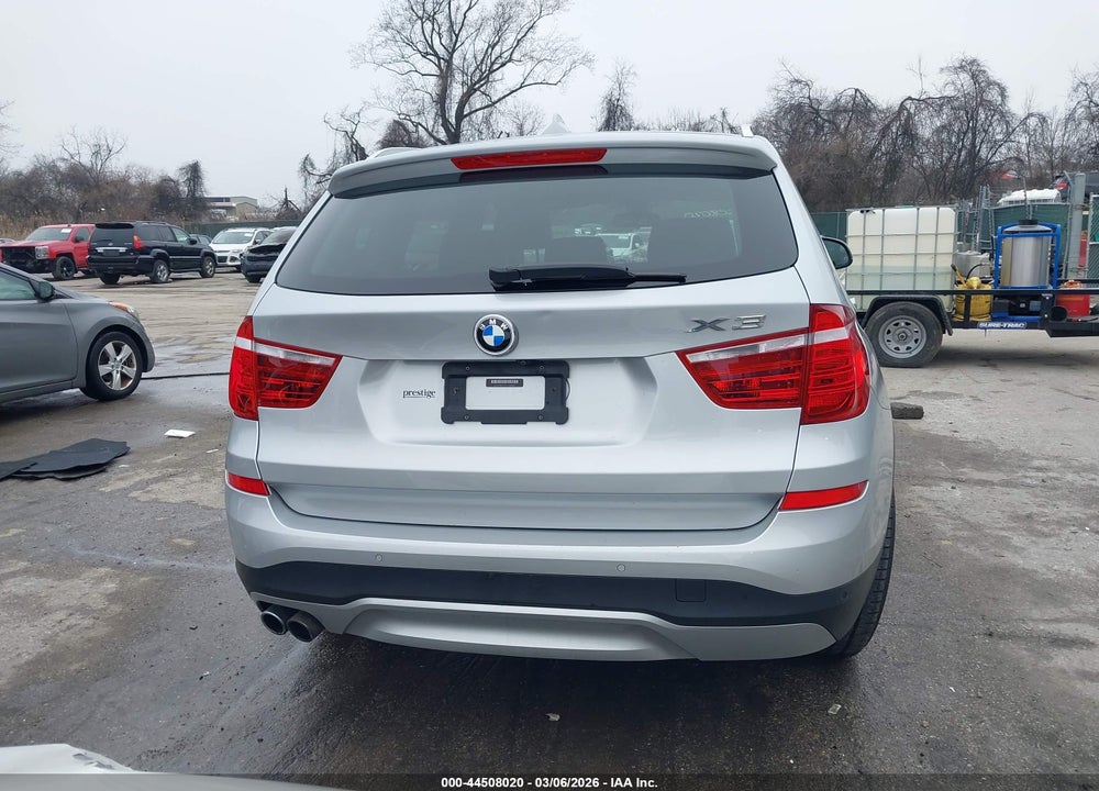 2016 BMW X3 XDRIVE28I VIN: 5UXWX9C59G0D80887