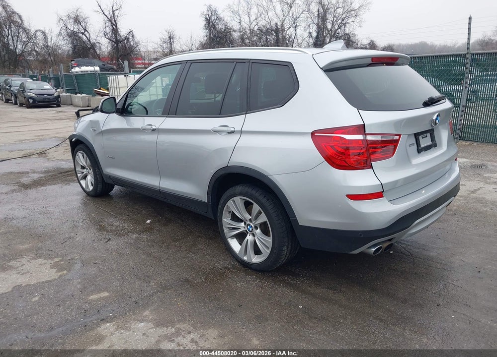 2016 BMW X3 XDRIVE28I VIN: 5UXWX9C59G0D80887